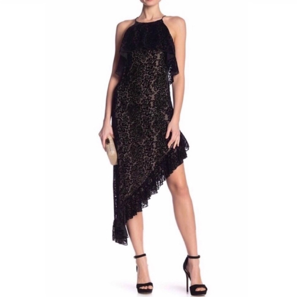 Alice + Olivia Fabiola Asymmetrical Dress